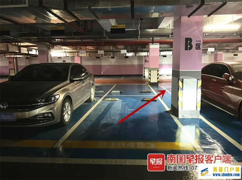 闹心!南宁一业主花13万元买车位,停车后车门却打不开……(图1) 闹心!南宁一业主花13万元买车位,停车后车门却打不开……(图1)