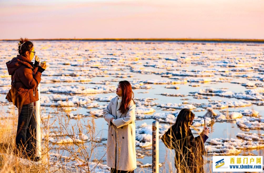 内蒙古包头：流凌盛景引游人(图5)